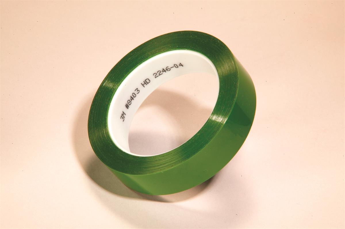 3M™ 8403 绿色聚酯胶带，24英寸 × 72码，每箱1片