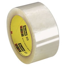 思高®373CP定制印刷盒透明密封胶带，72毫米×914米，每箱4个，散装，限于HPI 7C设计规格＃611077和681675