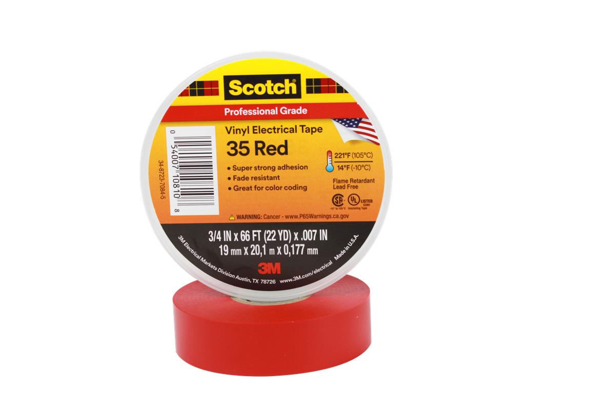 3M™ Scotch™ 专业型PVC相色标识胶带 35